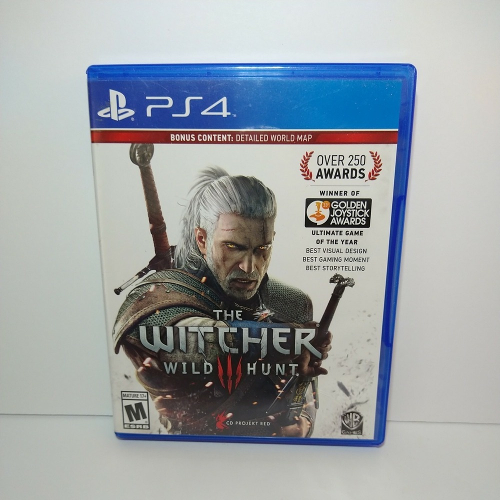 The Witcher 3: Wild Hunt (PS4) - Video Game No Booklet.Warner Bros